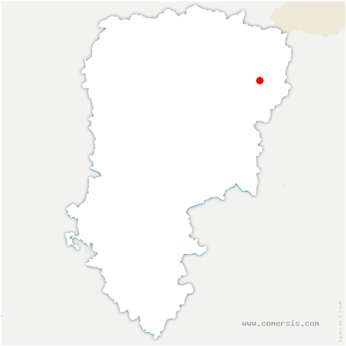 carte de localisation de Dagny-Lambercy