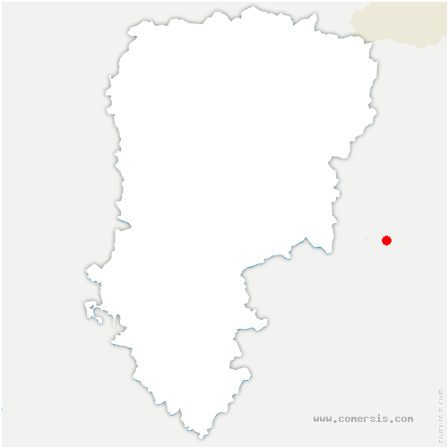 carte de localisation de Doingt