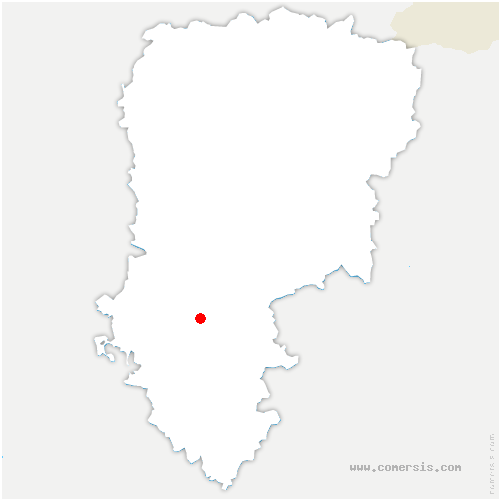 carte de localisation de Droizy