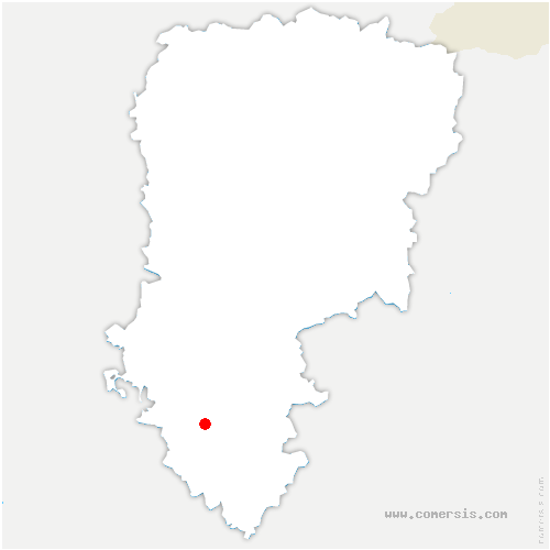carte de localisation d'Épaux-Bézu