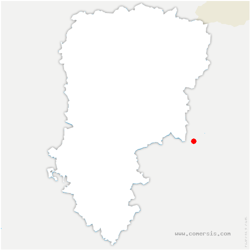 carte de localisation d'Estrées-Deniécourt