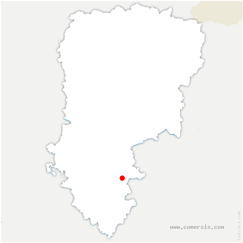 carte de localisation de Fresnes-en-Tardenois