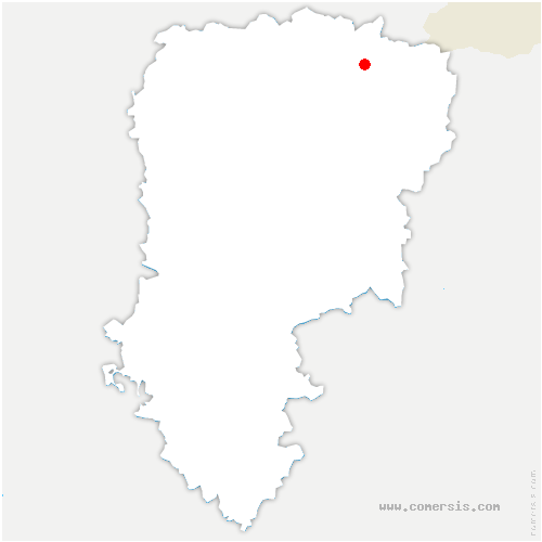 carte de localisation de Gergny