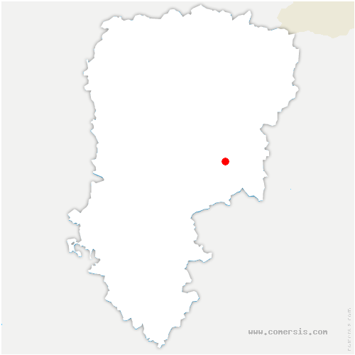 carte de localisation de Goudelancourt-lès-Berrieux