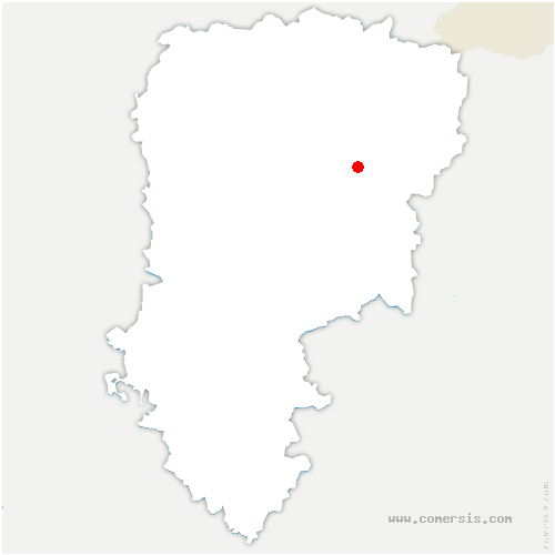 carte de localisation de Goudelancourt-lès-Pierrepont