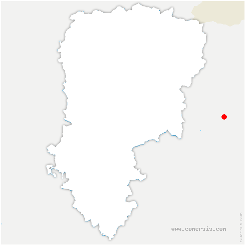 carte de localisation de Guyencourt-Saulcourt