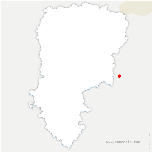 carte de localisation de Hem-Monacu