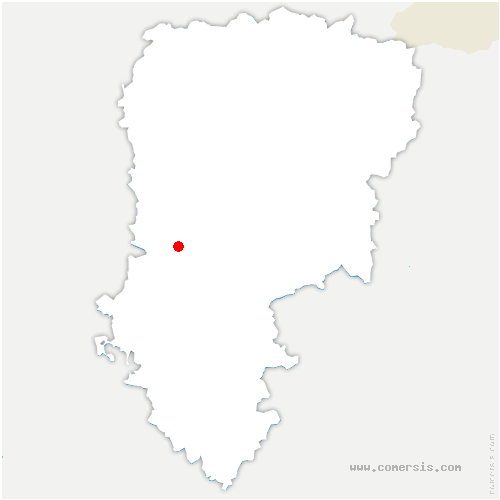 carte de localisation de Juvigny