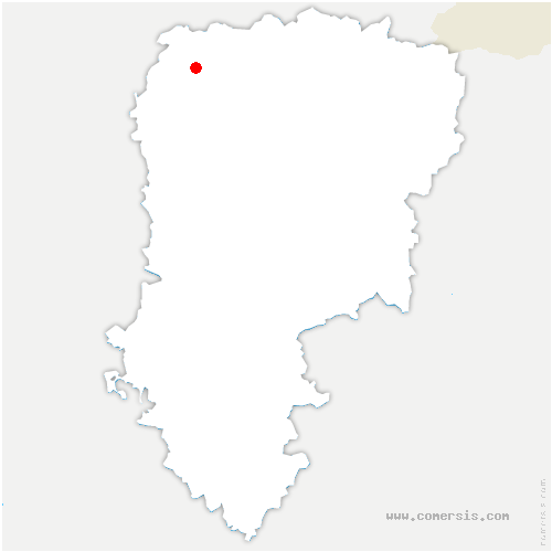 carte de localisation de Magny-la-Fosse