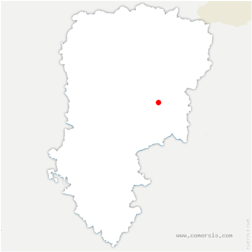 carte de localisation de Mauregny-en-Haye