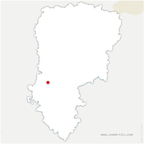 carte de localisation de Mercin-et-Vaux