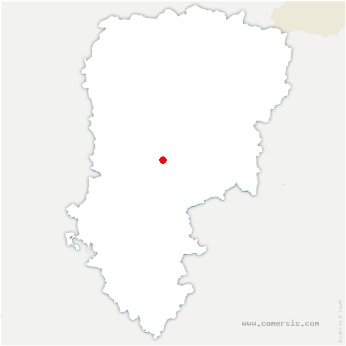 carte de localisation de Merlieux-et-Fouquerolles