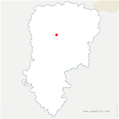 carte de localisation de Mesbrecourt-Richecourt