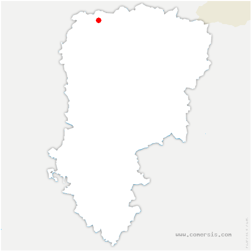 carte de localisation de Montbrehain