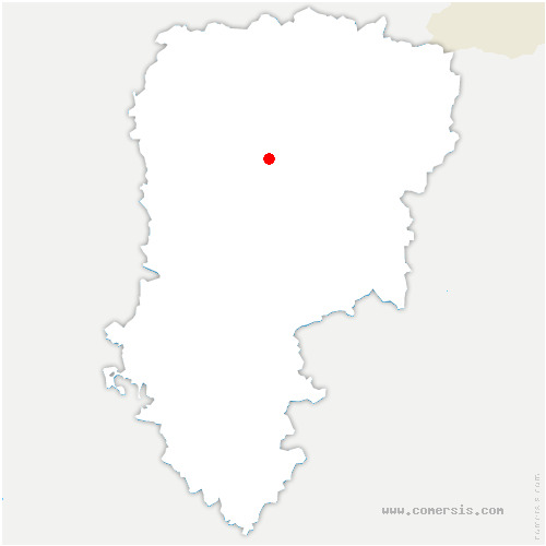carte de localisation de Montigny-sur-Crécy