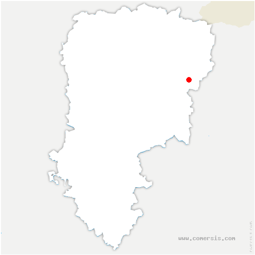 carte de localisation de Montloué