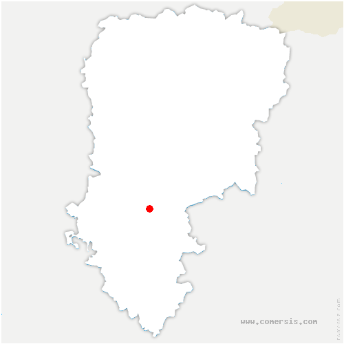 carte de localisation de Nampteuil-sous-Muret