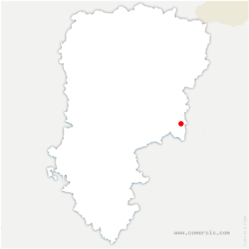 carte de localisation de Neufchâtel-sur-Aisne