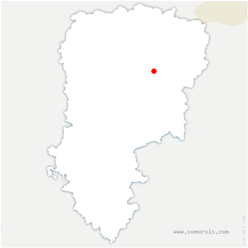 carte de localisation de la Neuville-Bosmont