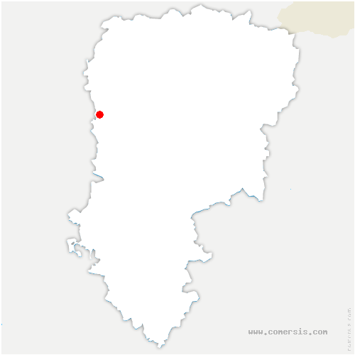 carte de localisation de Neuville-en-Beine