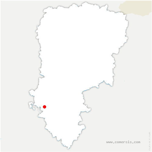 carte de localisation de Oigny-en-Valois