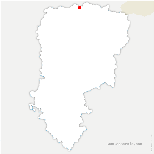 carte de localisation d'Oisy