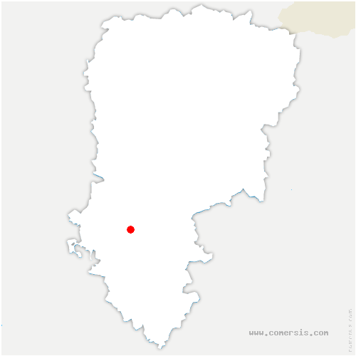 carte de localisation de Parcy-et-Tigny