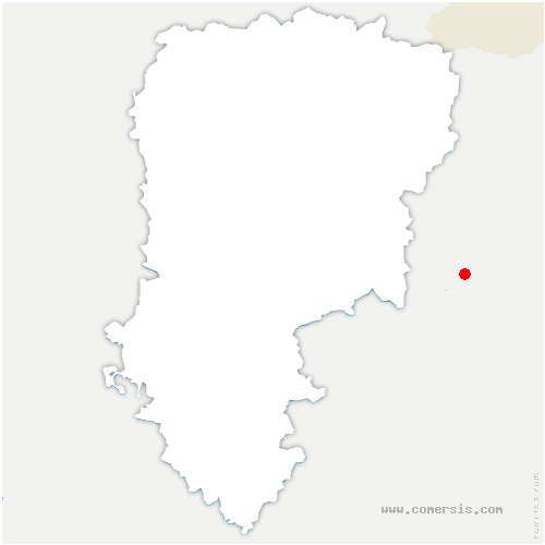 carte de localisation de Péronne