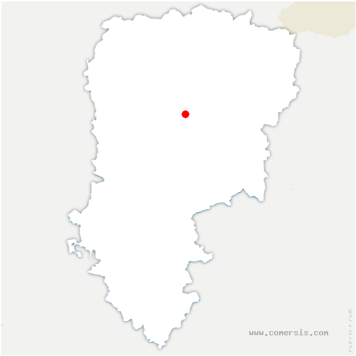 carte de localisation de Pouilly-sur-Serre