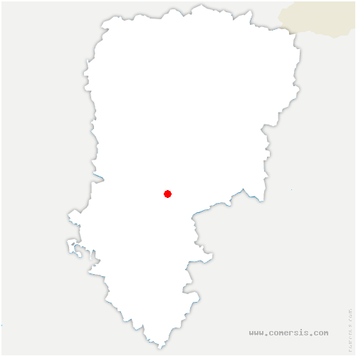 carte de localisation de Presles-et-Boves