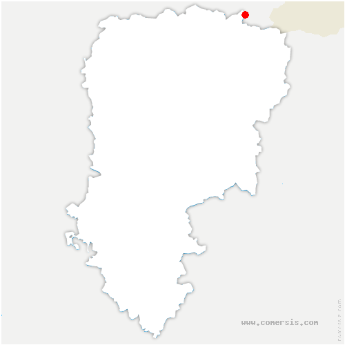 carte de localisation de Rocquigny