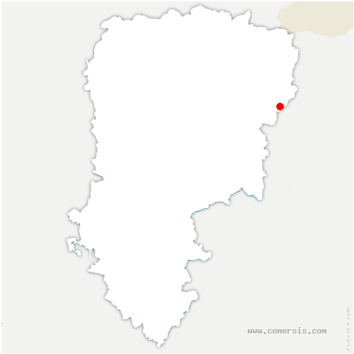 carte de localisation de Rozoy-sur-Serre