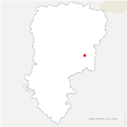 carte de localisation de Saint-Erme-Outre-et-Ramecourt