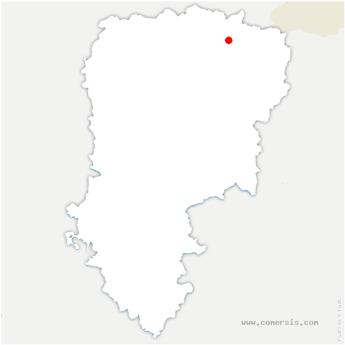 carte de localisation de Sorbais