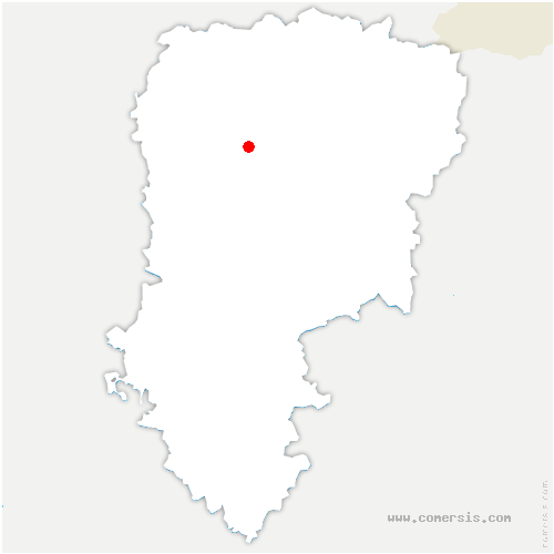carte de localisation de Surfontaine