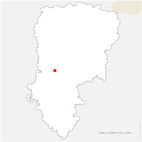 carte de localisation de Terny-Sorny
