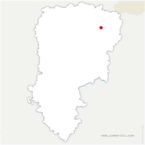 carte de localisation de Thenailles