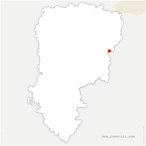 carte de localisation du Thuel