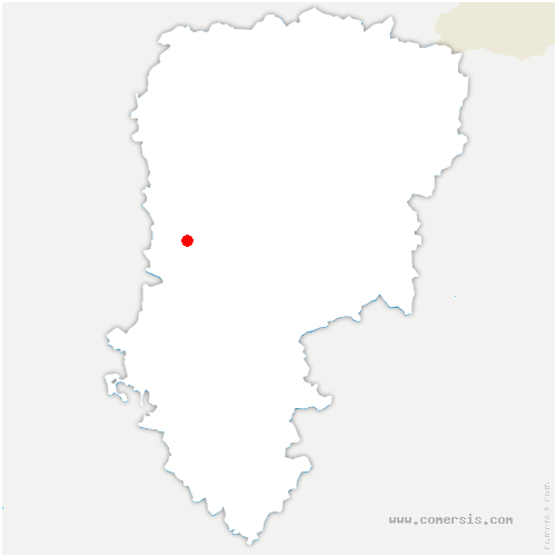 carte de localisation de Trosly-Loire
