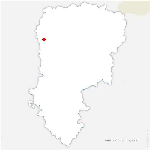 carte de localisation de Tugny-et-Pont