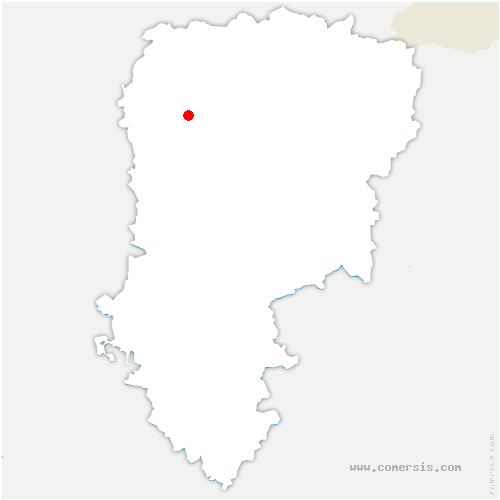 carte de localisation de Urvillers