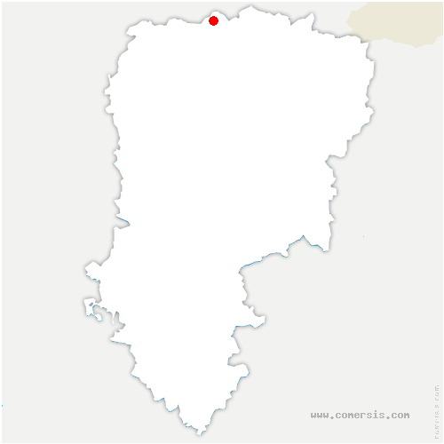 carte de localisation de la Vallée-Mulâtre