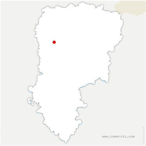 carte de localisation de Vendeuil