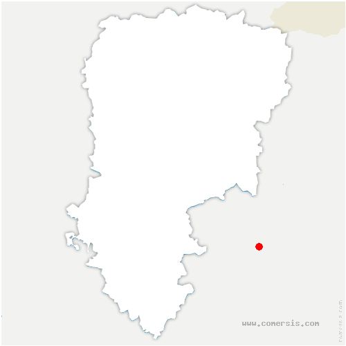 carte de localisation de Versigny