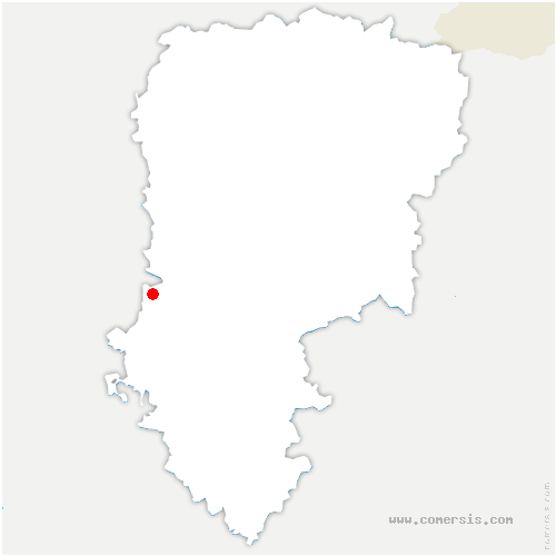 carte de localisation de Vic-sur-Aisne