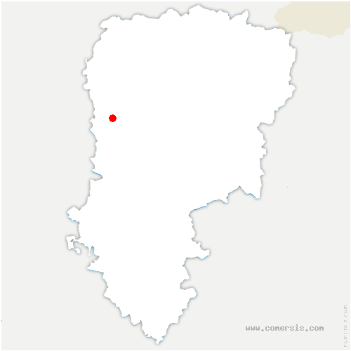 carte de localisation de Villequier-Aumont