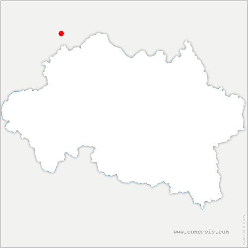 carte de localisation d'Ars-les-Favets