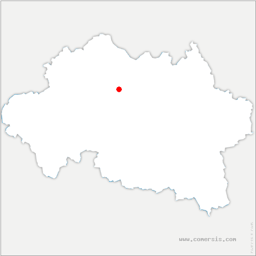 carte de localisation de Autry-Issards