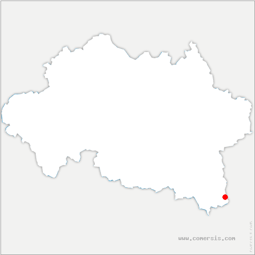 carte de localisation de la Chabanne