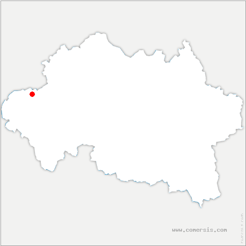 carte de localisation de Chazemais